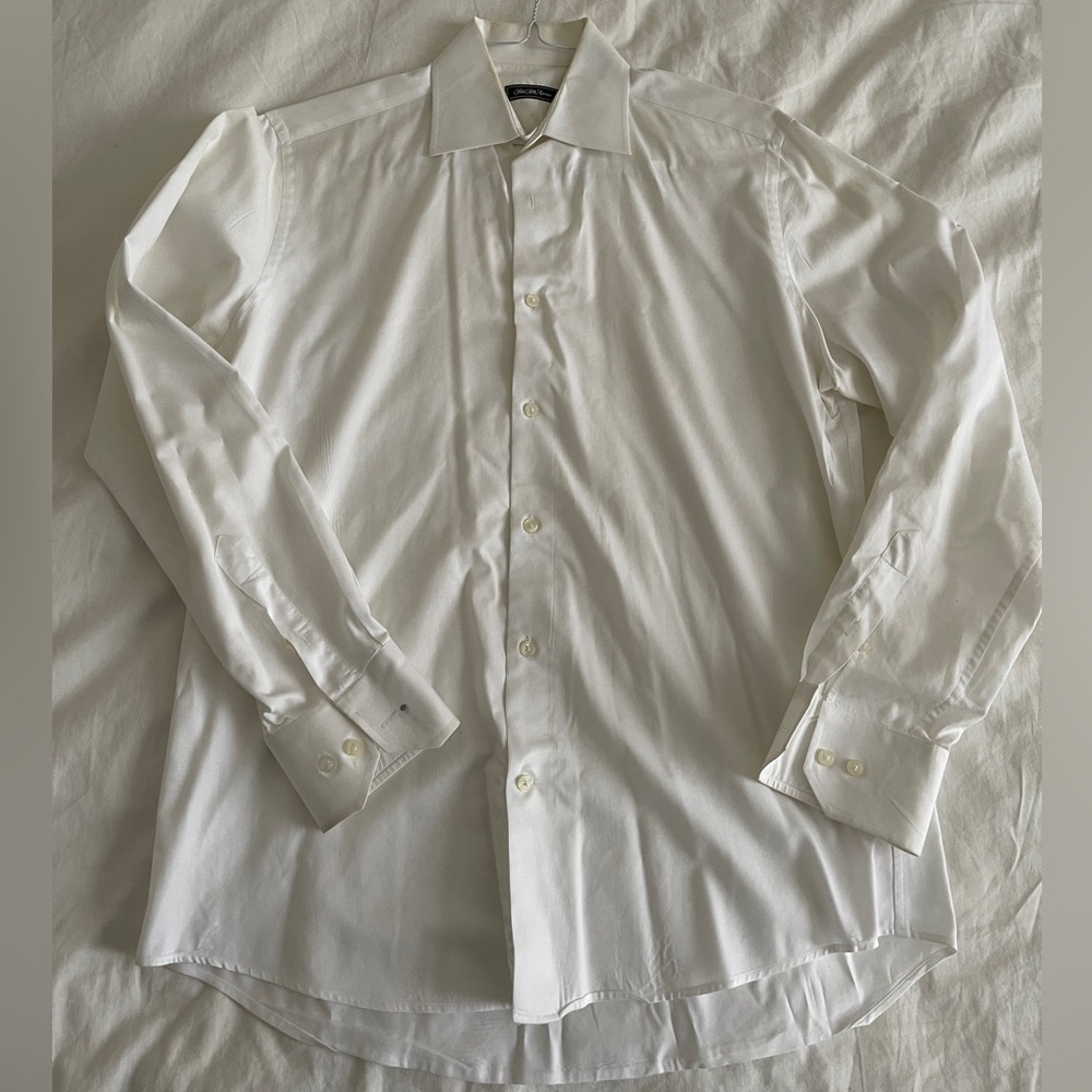 Saks Fifth Avenue men’s dress shirt white